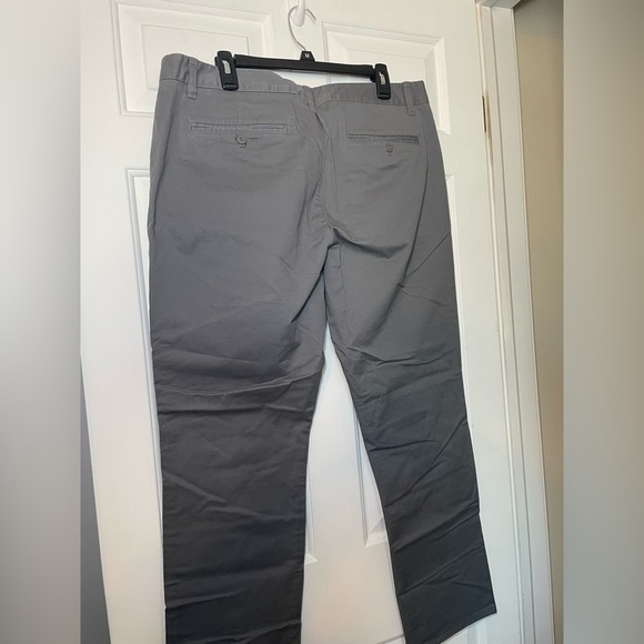 Bonobos Men’s Pants Gray 38X30 Slim Fit Khakis Chinos Flat Front Twill - Picture 4 of 7